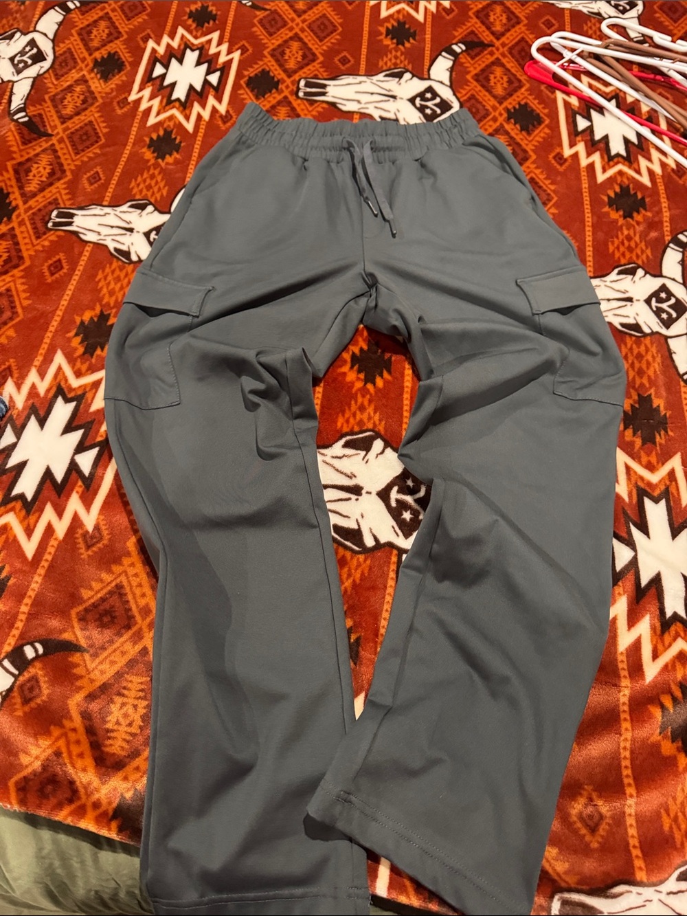 Mondetta Women's Gray Cargo Jumpsuit Pants